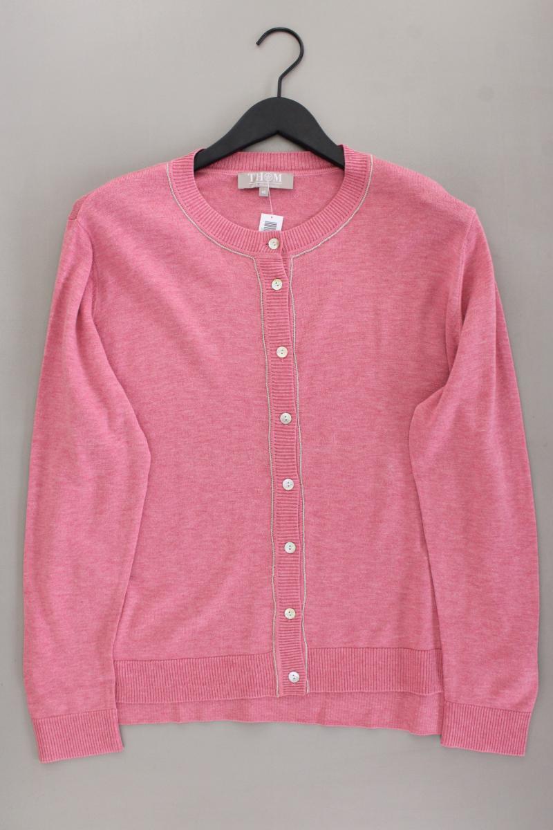 Thom by Thomas Rath Cardigan mit Kaschmir Gr. 46 neuwertig Langarm rosa
