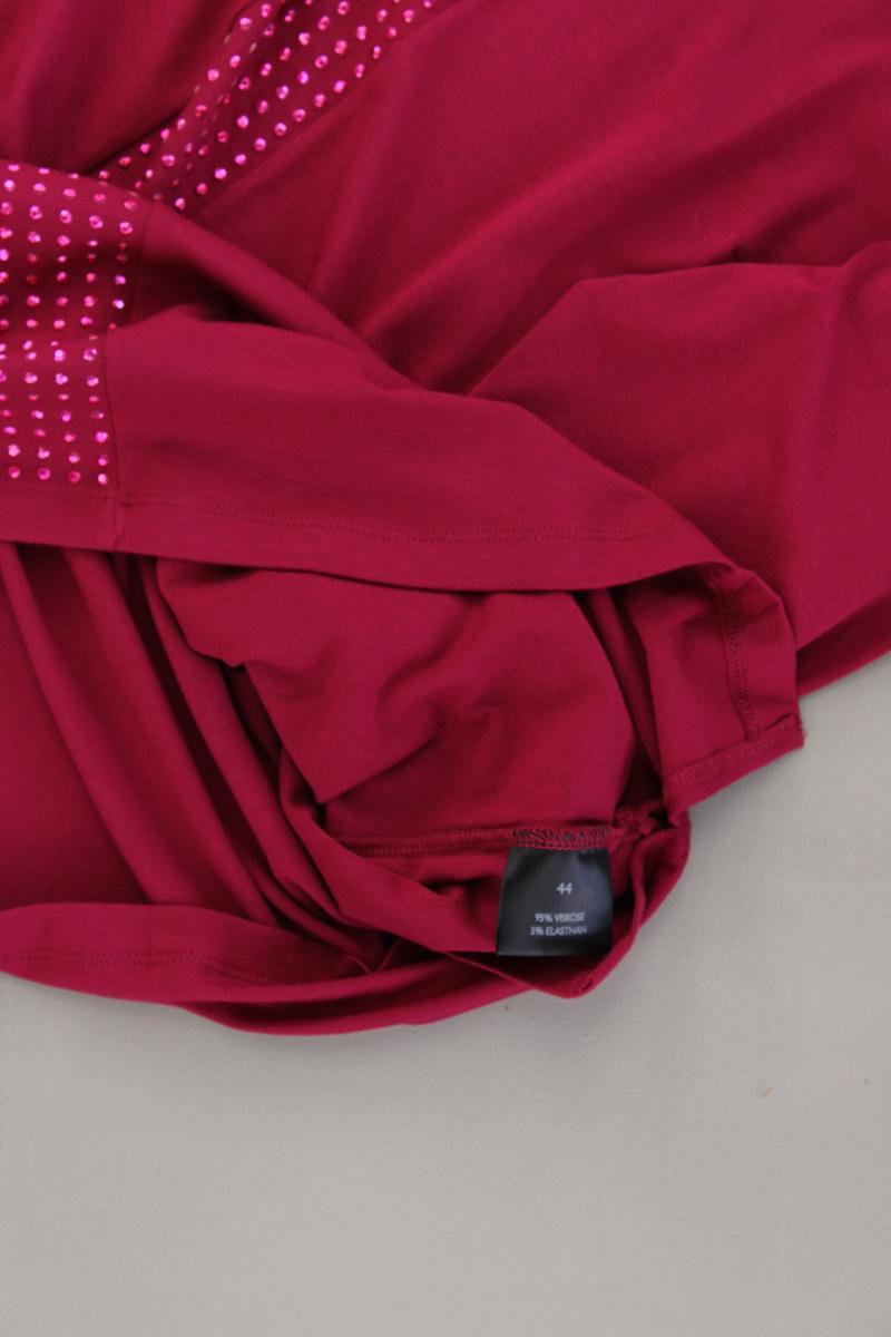 VA Milano Longsleeve-Shirt Gr. 44 neuwertig Langarm lila aus Viskose