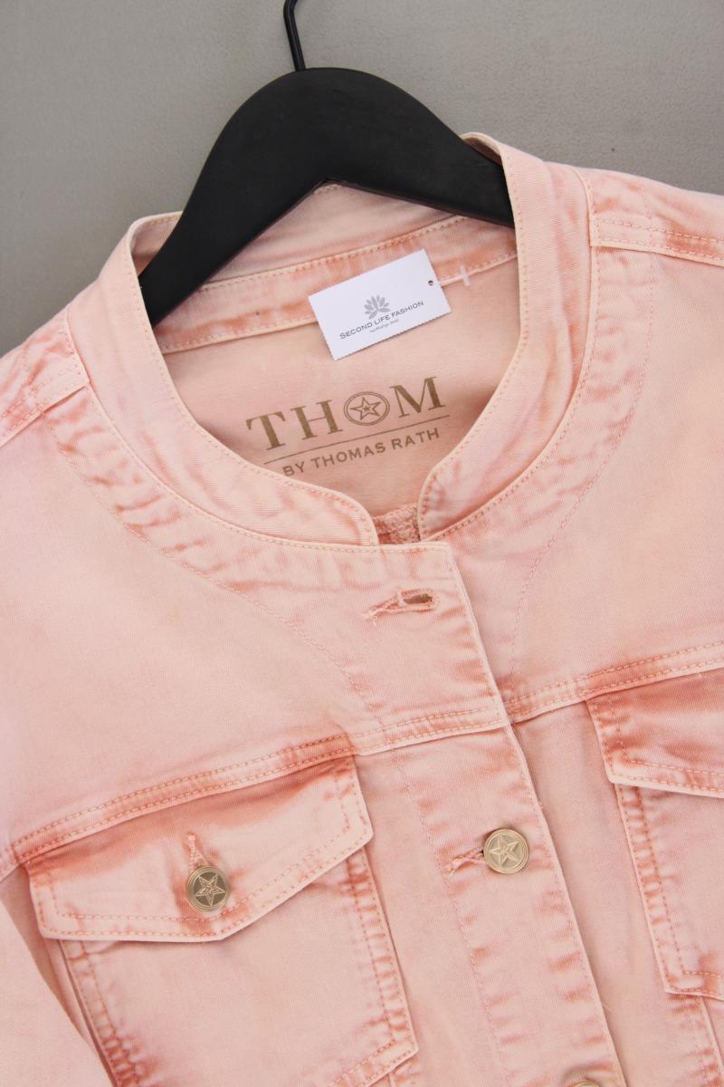 Thom by Thomas Rath Übergangsjacke Gr. 44 rosa aus Baumwolle