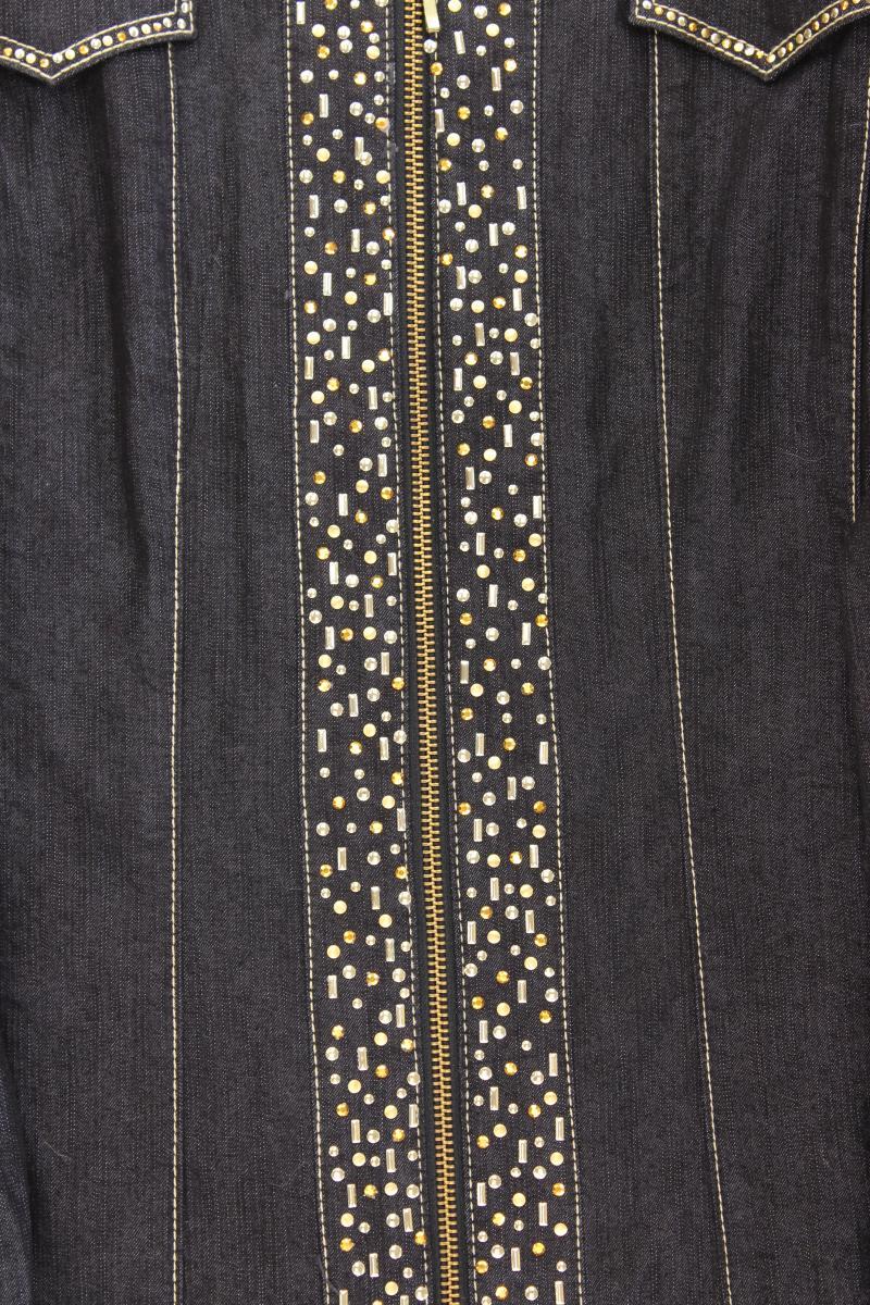 POMPÖÖS by Harald Glööckler Übergangsjacke Gr. 44 neuwertig grau aus Baumwolle