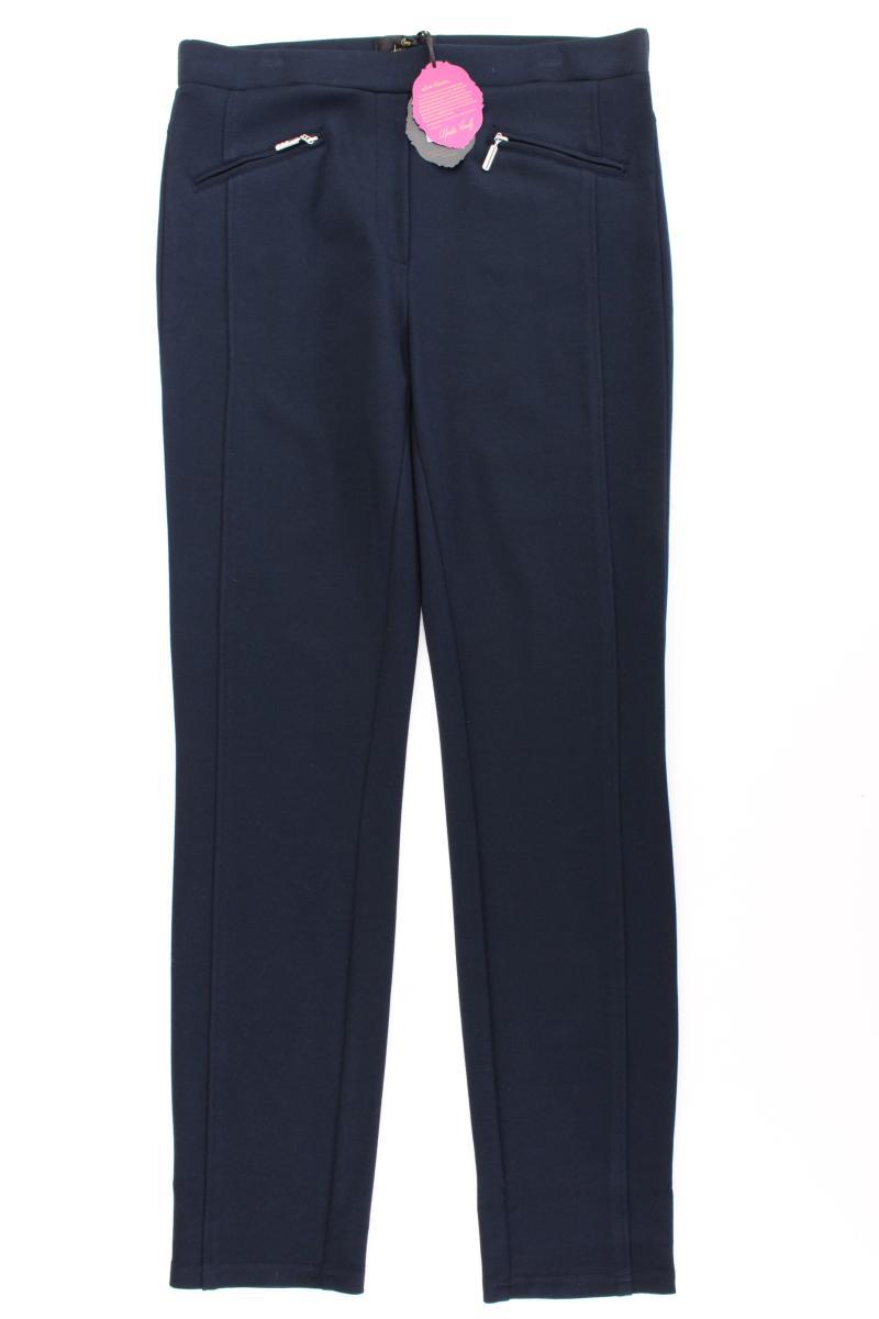 Alfredo Pauly Stretchhose Gr. 42 neu mit Etikett blau aus Viskose
