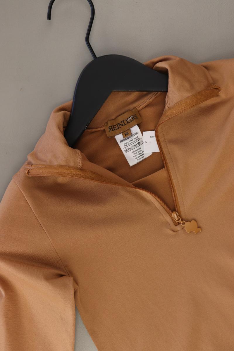 Reinders Shirtbody Gr. XS Langarm braun