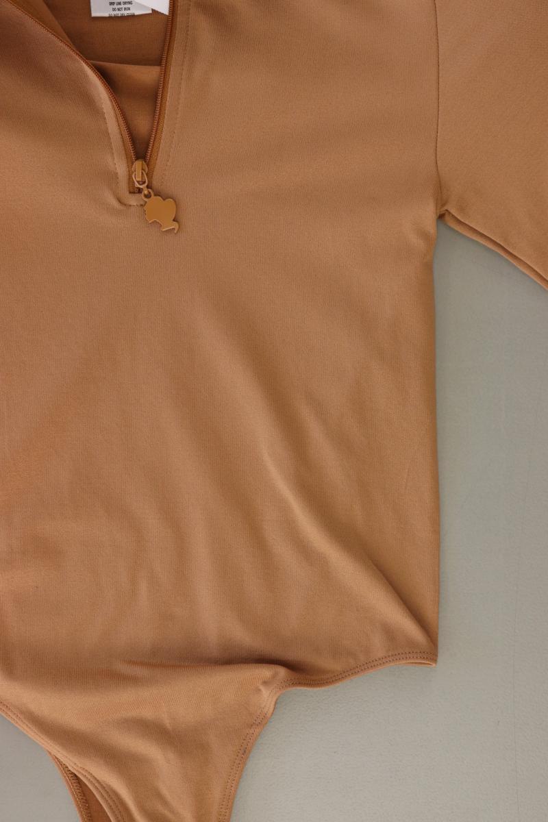 Reinders Shirtbody Gr. XS Langarm braun