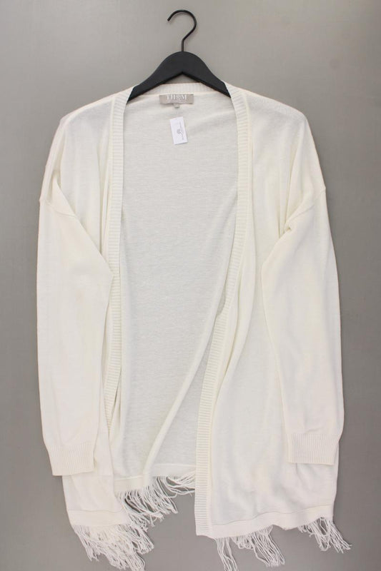 Thom by Thomas Rath Cardigan mit Kaschmir Gr. 44 Langarm creme aus Viskose