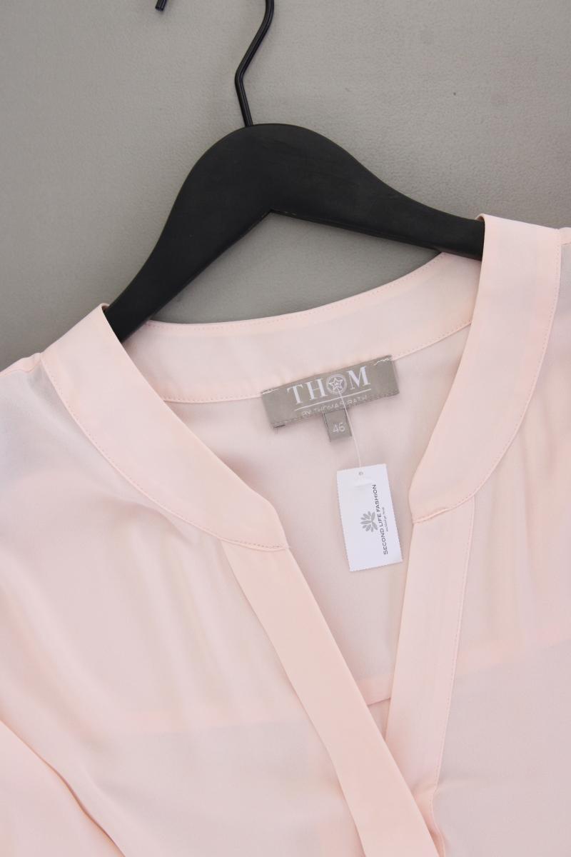 Thom by Thomas Rath Langarmbluse Gr. 46 neuwertig rosa aus Polyester