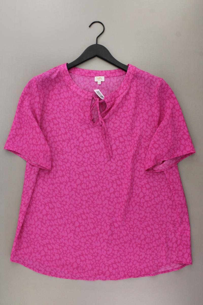 VA Milano Kurzarmbluse Gr. 46 neuwertig pink aus Polyester