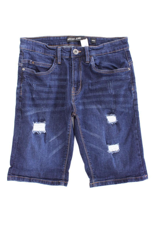 Indicode Jeansshorts für Herren Gr. M blau aus Baumwolle