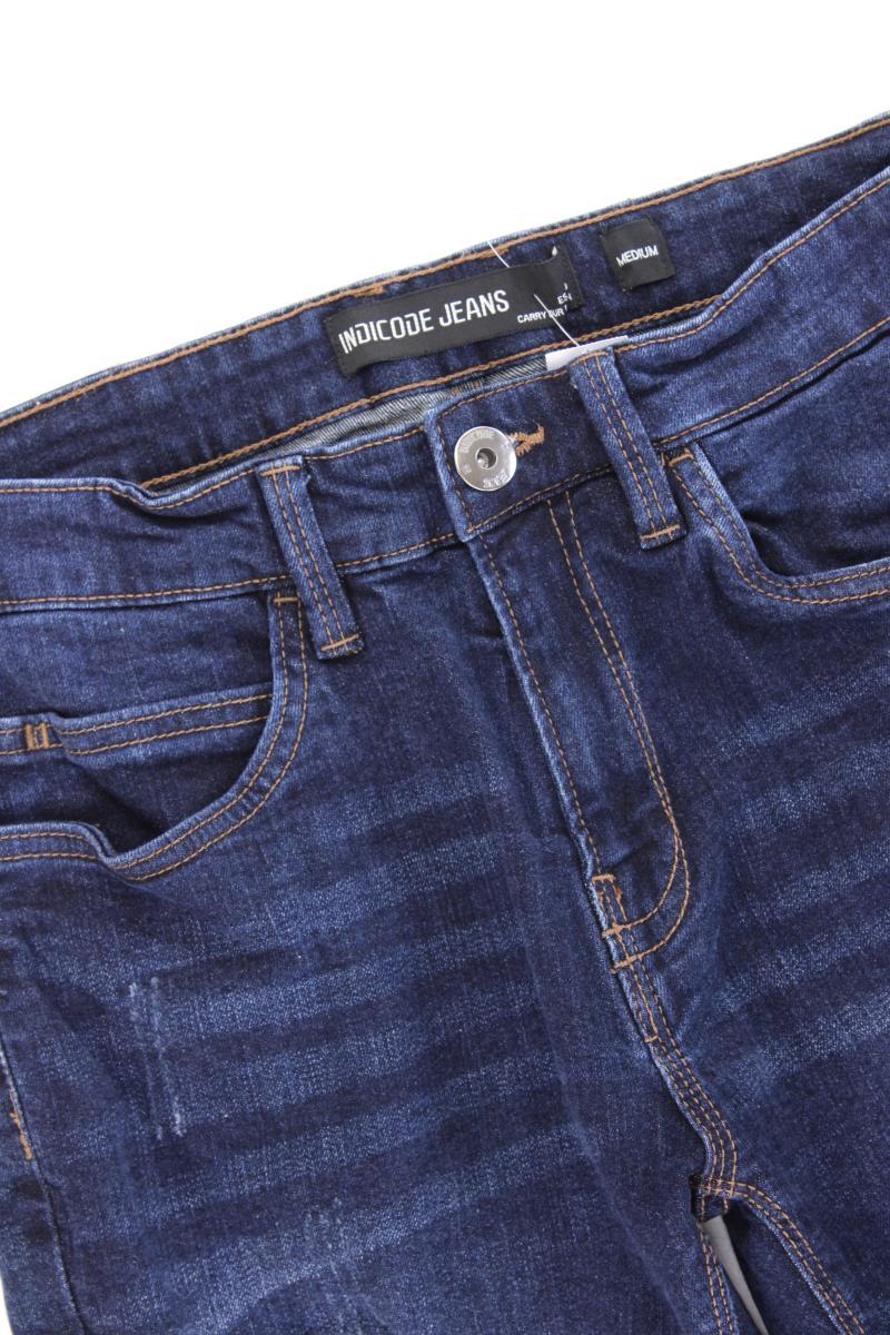 Indicode Jeansshorts für Herren Gr. M blau aus Baumwolle
