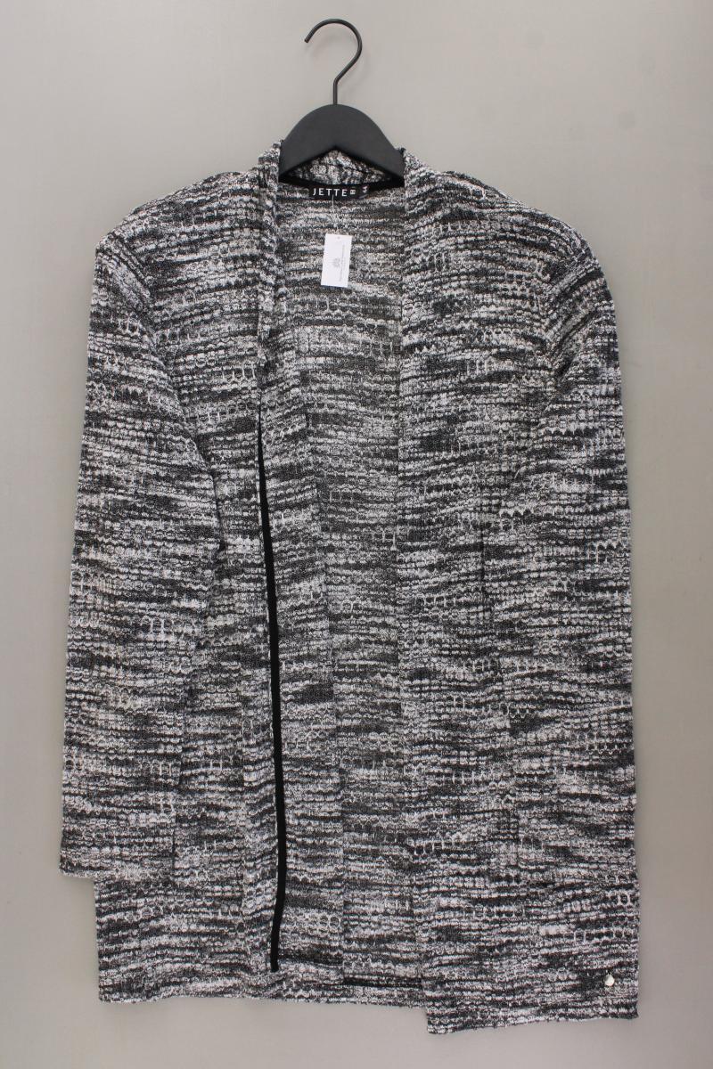 Jette Strickjacke Gr. 44 neuwertig Langarm grau aus Polyacryl