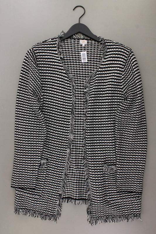 VA Milano Strickjacke Gr. 46 Langarm grau aus Baumwolle