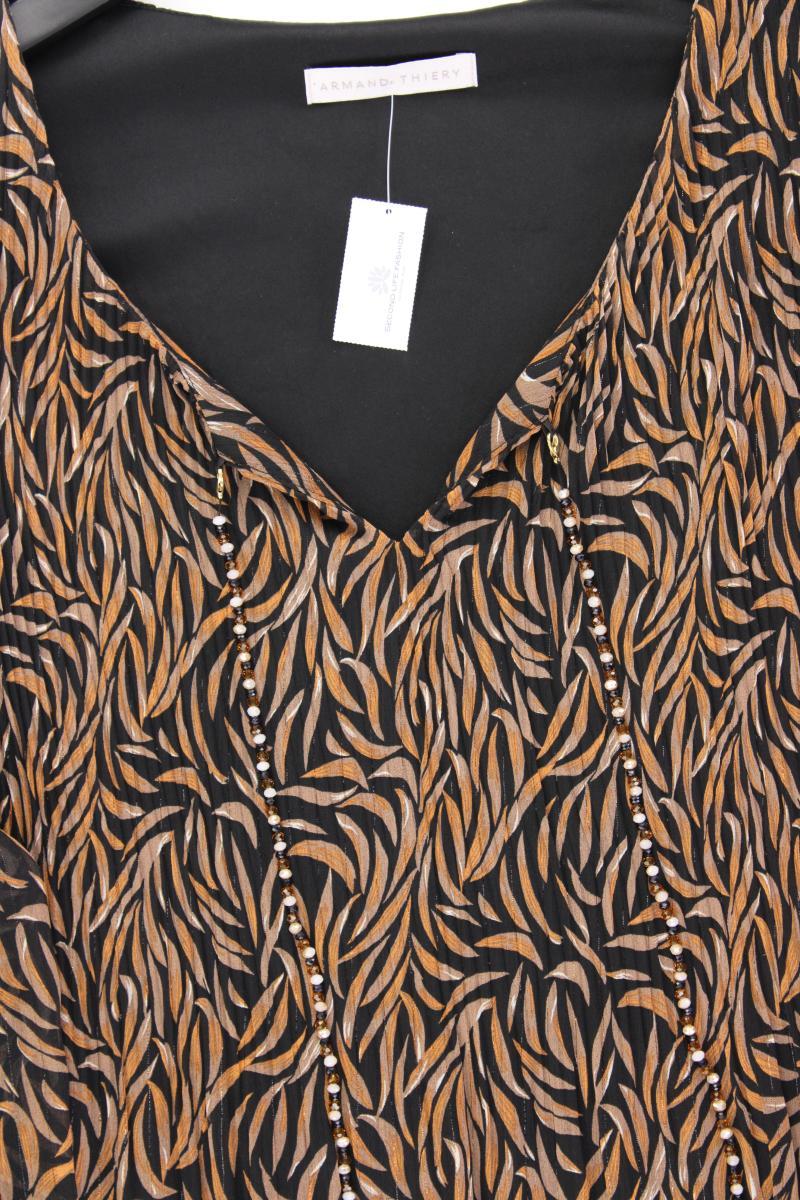 Armand Thiery Midikleid Gr. 46 3/4 Ärmel braun