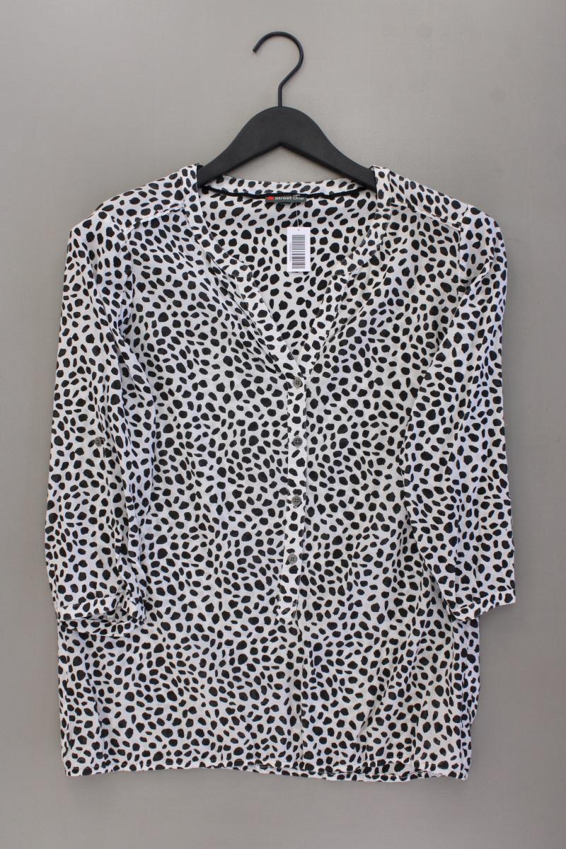 Street One Classic Bluse Gr. 40 3/4 Ärmel mehrfarbig aus Viskose