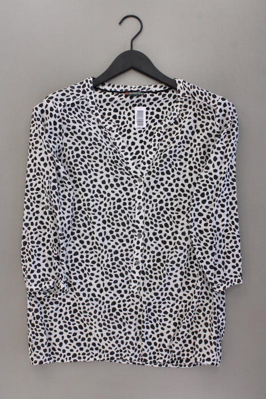 Street One Classic Bluse Gr. 40 3/4 Ärmel mehrfarbig aus Viskose