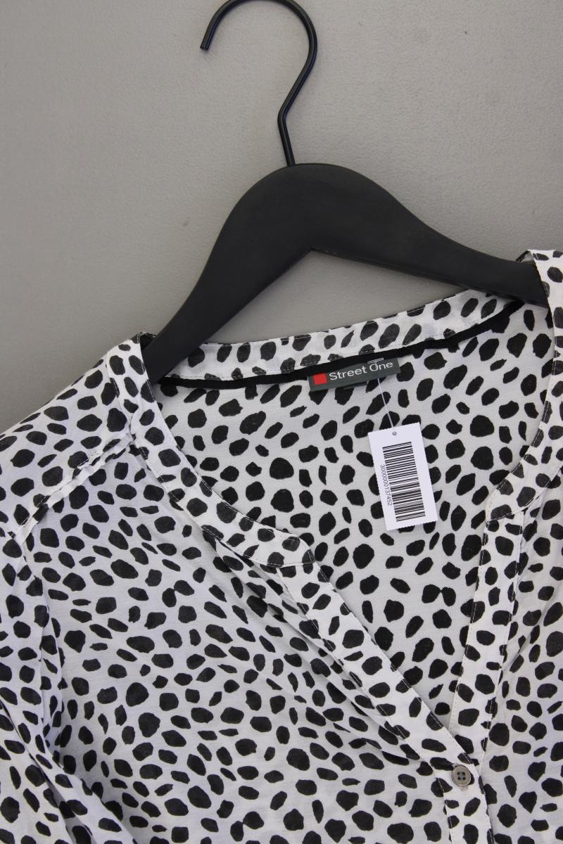 Street One Classic Bluse Gr. 40 3/4 Ärmel mehrfarbig aus Viskose