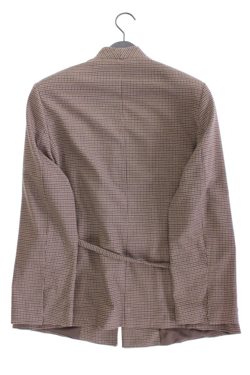 H&M Blazer Gr. M hahnentritt neuwertig mit Gürtel braun aus Polyester