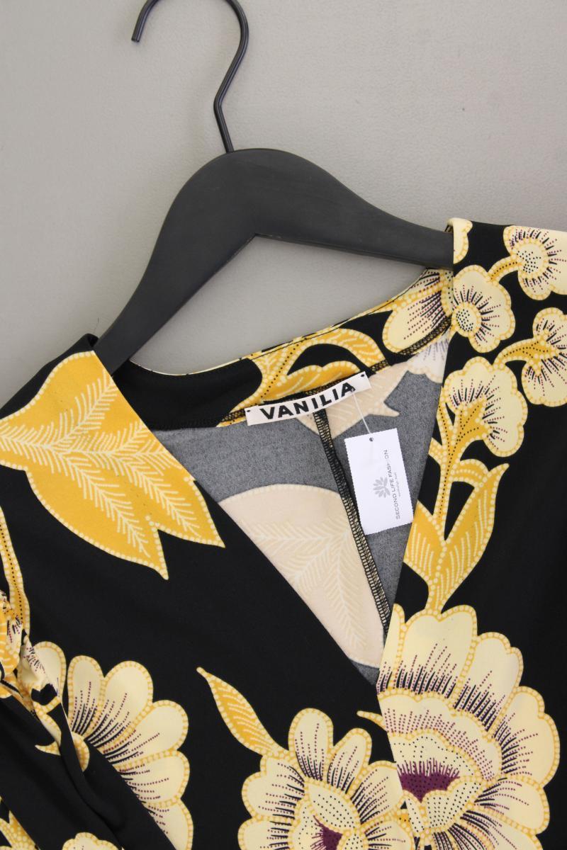 Vanilia Kurzarmbluse Gr. 38 mit Blumenmuster neuwertig mehrfarbig aus Polyester