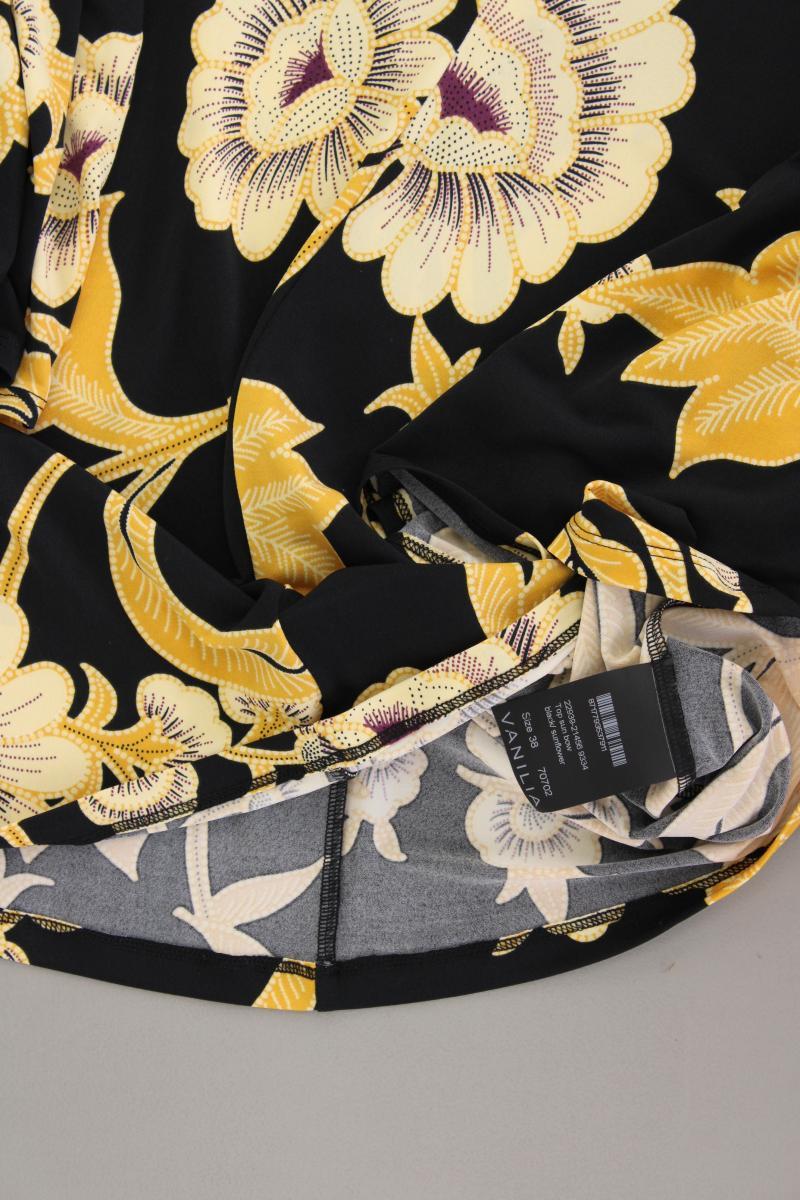 Vanilia Kurzarmbluse Gr. 38 mit Blumenmuster neuwertig mehrfarbig aus Polyester