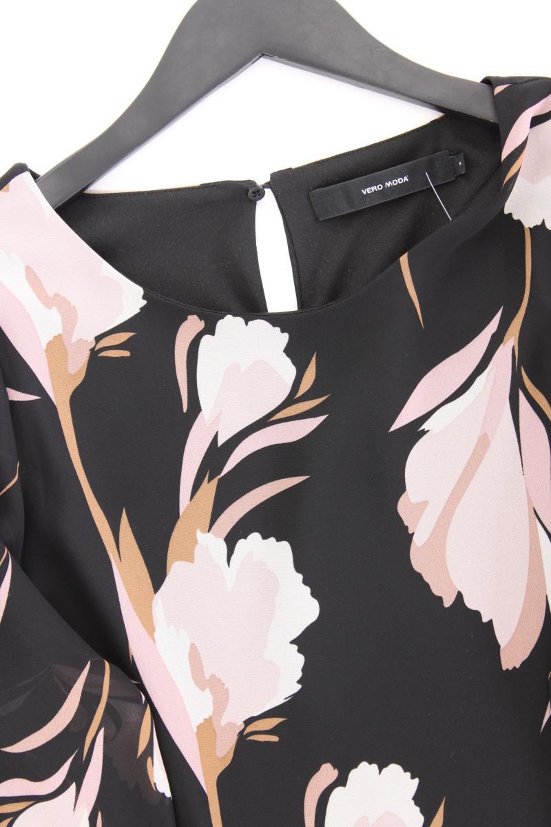 Vero Moda Chiffonkleid Gr. M mit Gürtel Langarm mehrfarbig aus Polyester
