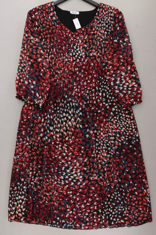 Paprika Midikleid Gr. 46 3/4 Ärmel mehrfarbig