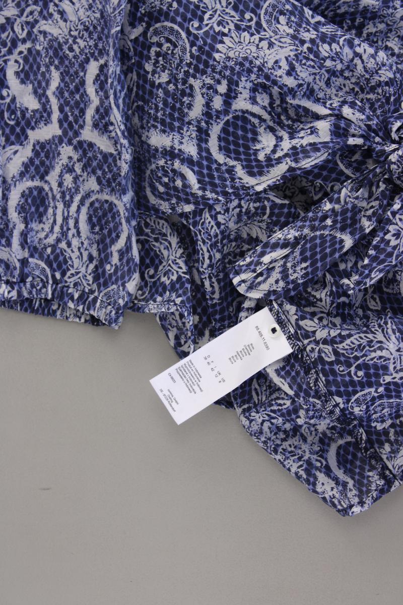 comma, Langarmbluse Gr. 38 neu mit Etikett Neupreis: 49,99€! blau aus Viskose