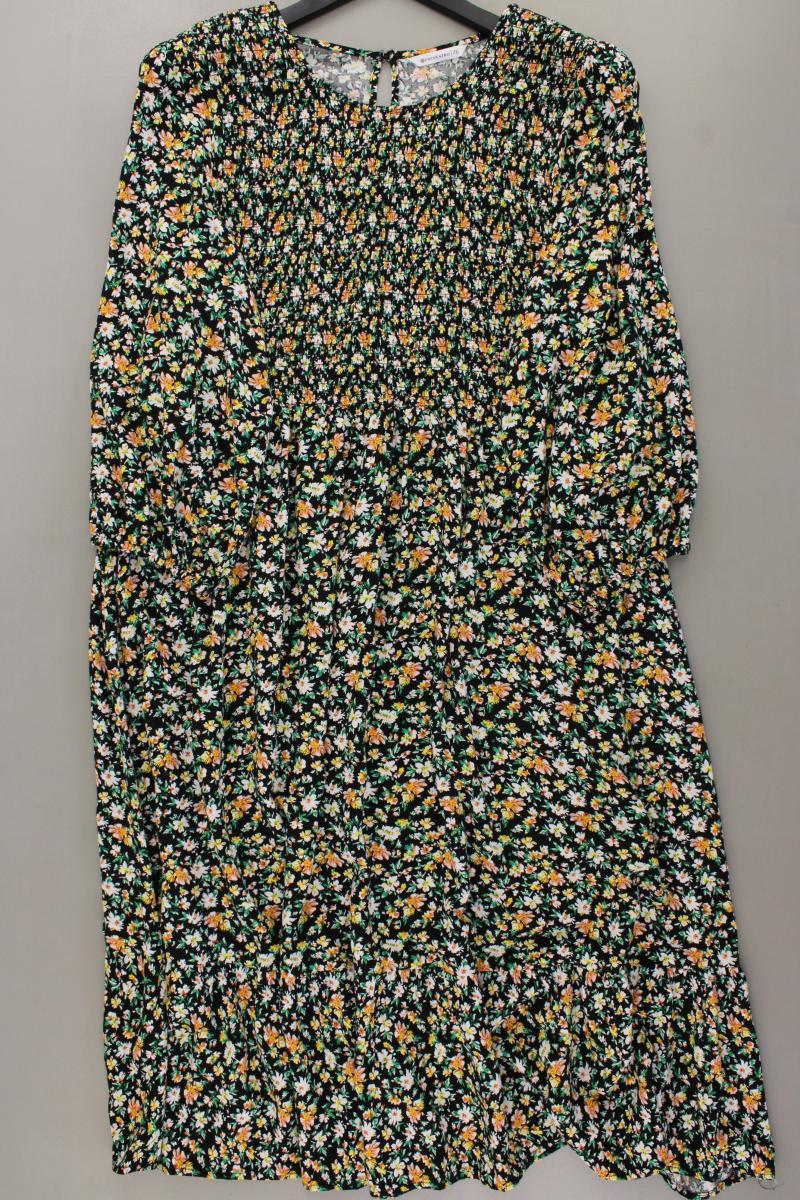 Encuentro Midikleid Gr. 46 mit Blumenmuster 3/4 Ärmel mehrfarbig