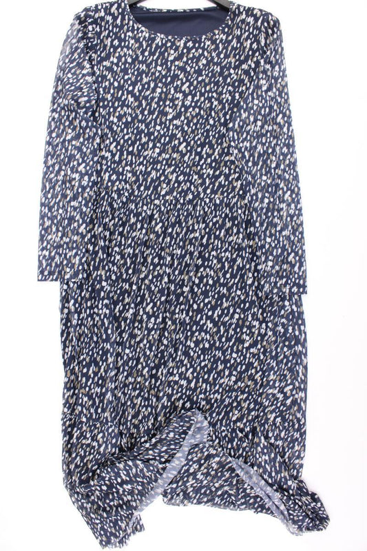 Langarmkleid Gr. 46 blau