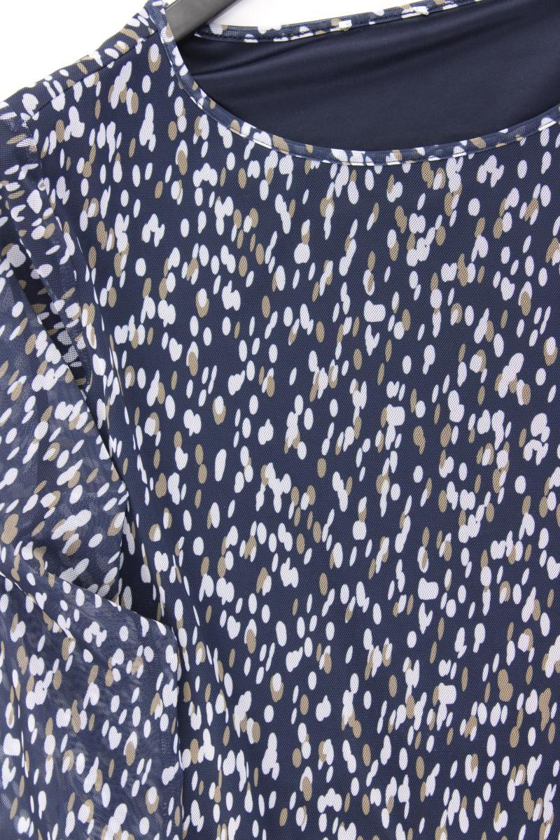 Langarmkleid Gr. 46 blau