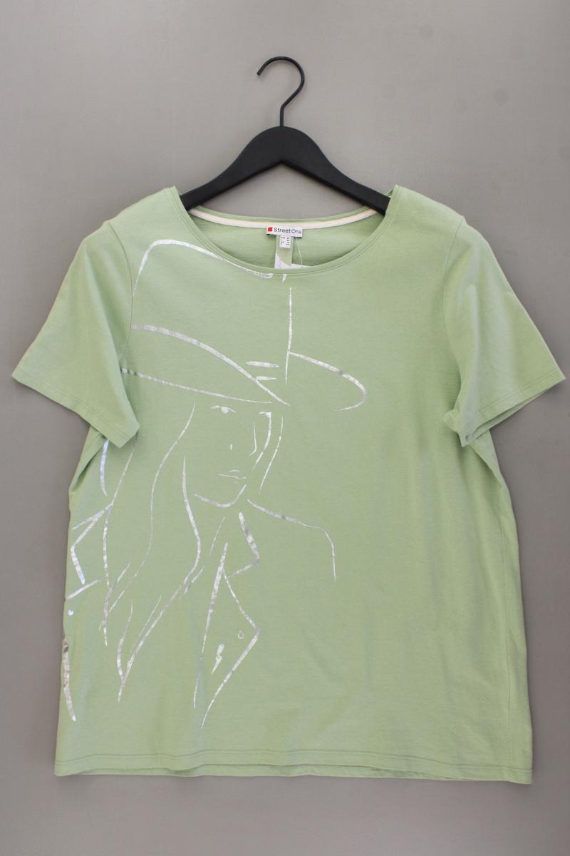 Street One T-Shirt Gr. 42 Kurzarm grün