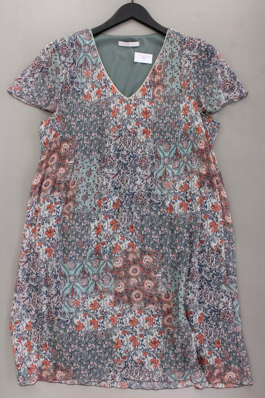 Armand Thiery Kurzarmkleid Gr. 46 mit Blumenmuster mehrfarbig