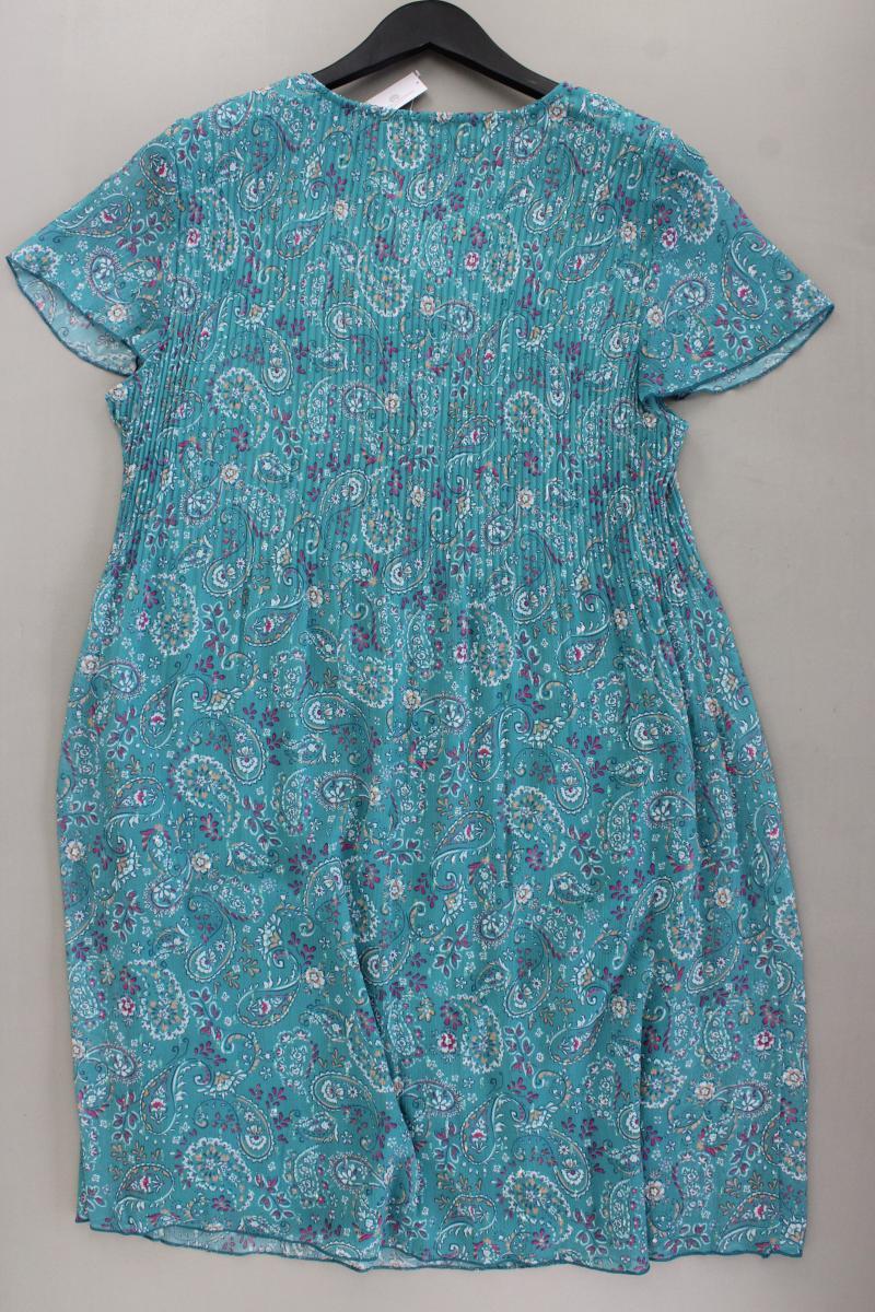 Armand Thiery Kurzarmkleid Gr. 44 mit Paisleymuster blau