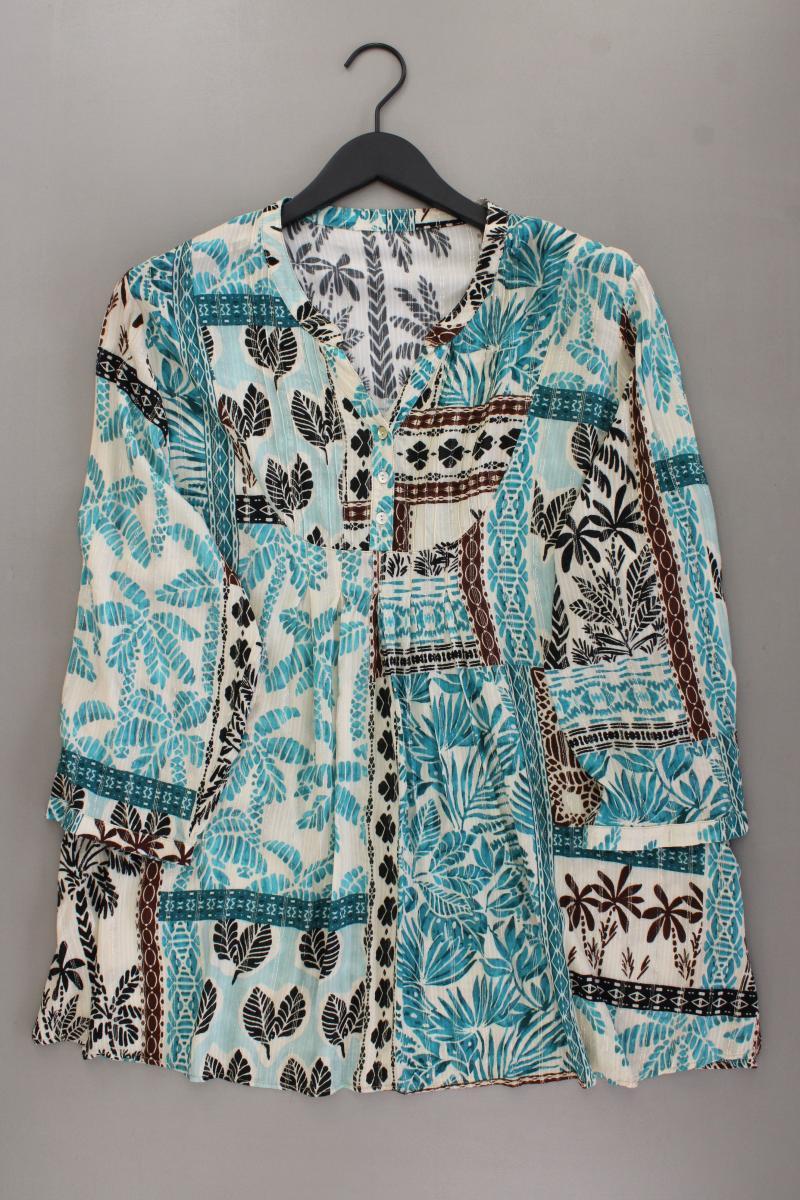 Oversize-Bluse Gr. 46 3/4 Ärmel blau