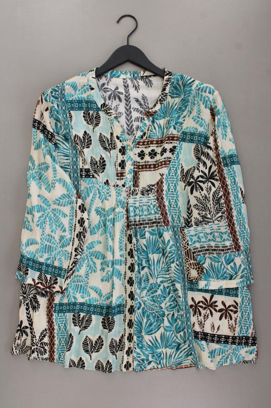Oversize-Bluse Gr. 46 3/4 Ärmel blau