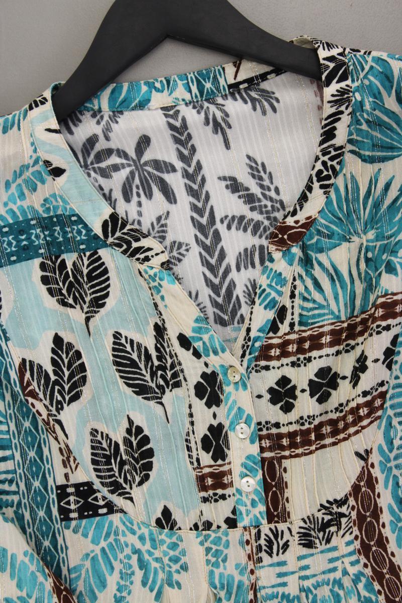 Oversize-Bluse Gr. 46 3/4 Ärmel blau