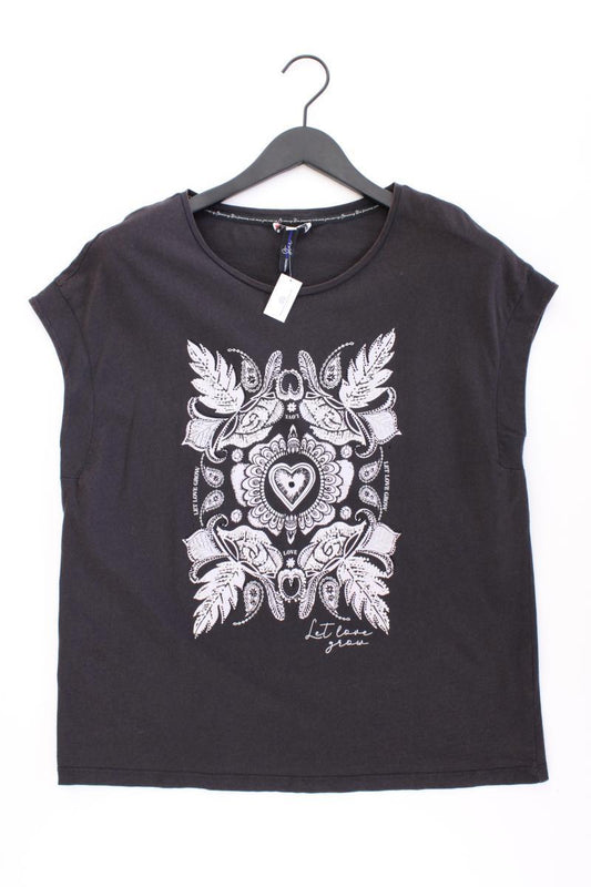 Street One Printshirt Gr. 40 neuwertig Kurzarm grau
