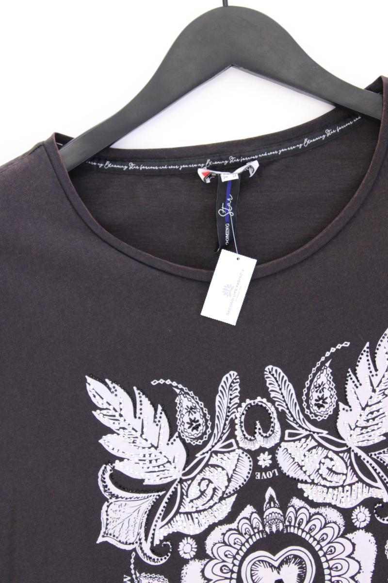 Street One Printshirt Gr. 40 neuwertig Kurzarm grau