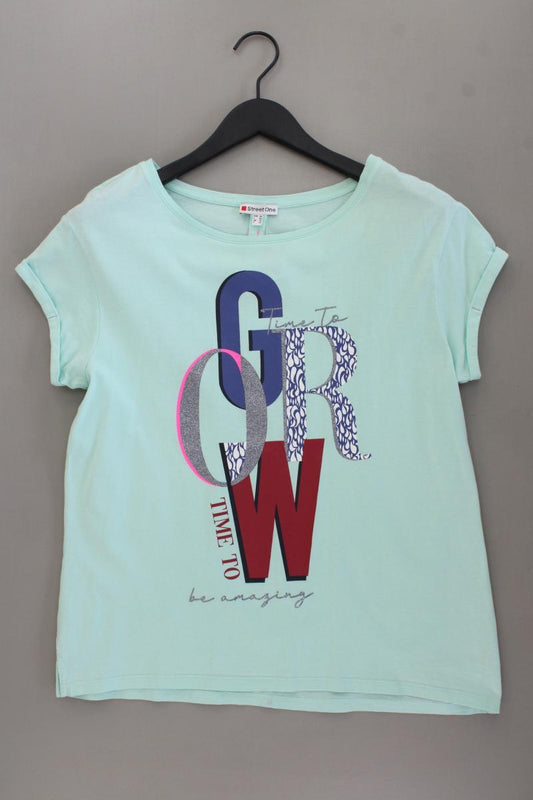 Street One Shirt mintgrün Gr. 40 neuwertig Kurzarm