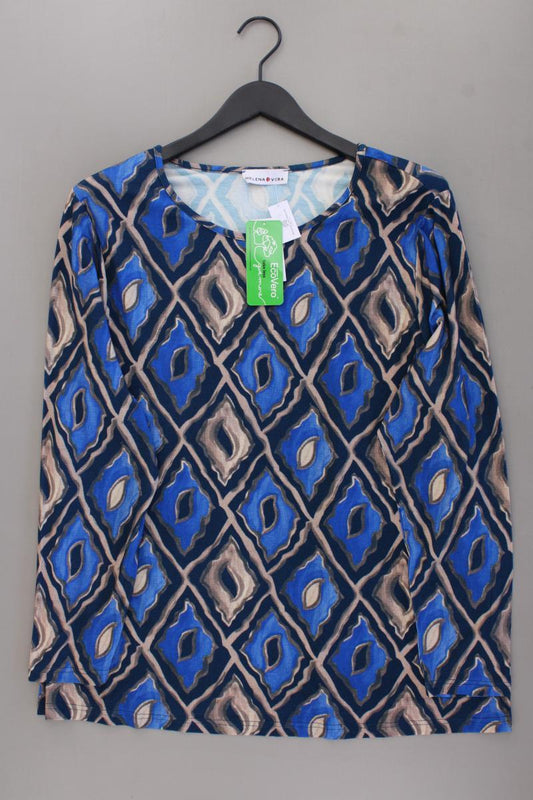 Helena Vera Longsleeve-Shirt Gr. 48 neu mit Etikett Langarm blau aus Viskose
