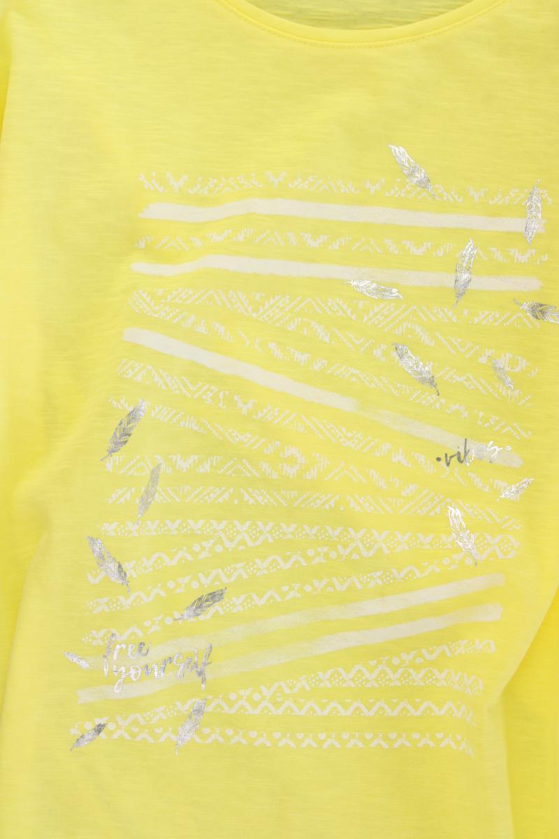 Cecil Printshirt Gr. XXL Kurzarm gelb