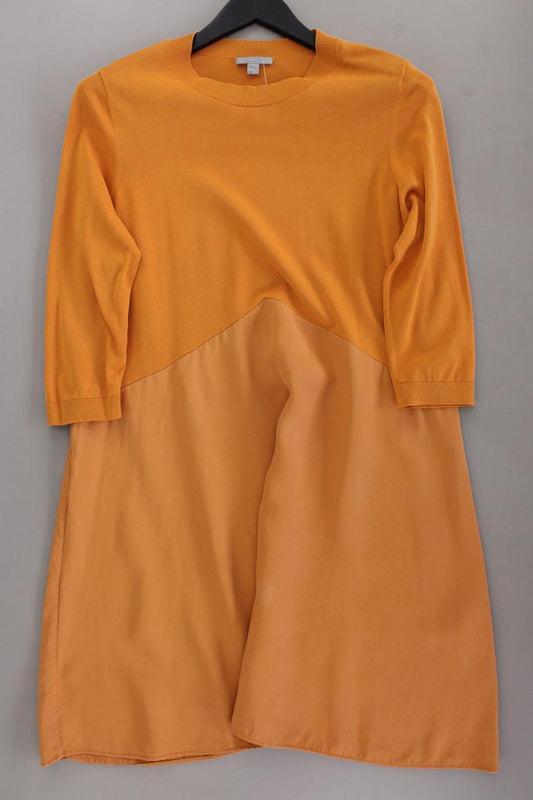 Cos Midikleid Gr. M neuwertig 3/4 Ärmel gelb aus Baumwolle