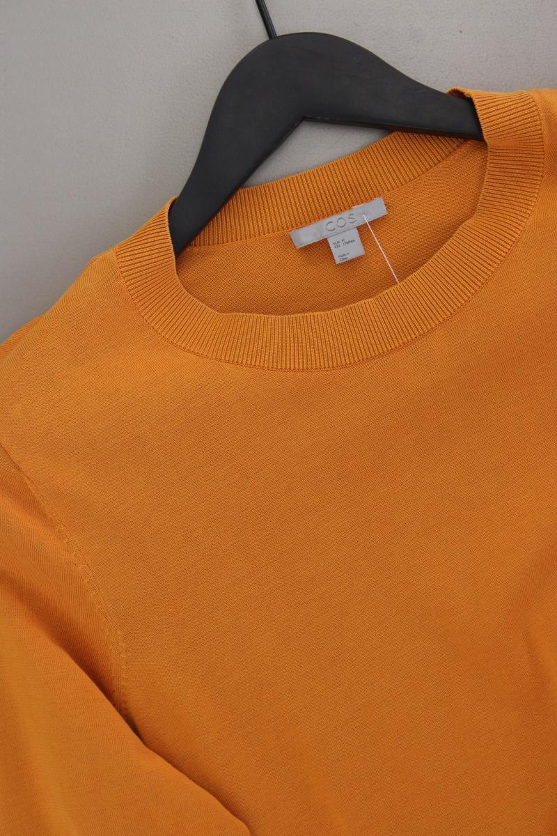 Cos Midikleid Gr. M neuwertig 3/4 Ärmel gelb aus Baumwolle