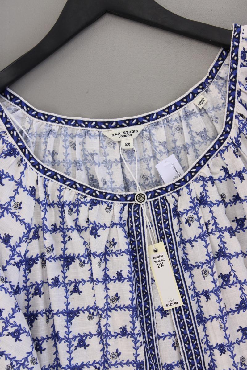 MAX STUDIO Classic Bluse Gr. XXL neu mit Etikett 3/4 Ärmel mehrfarbig