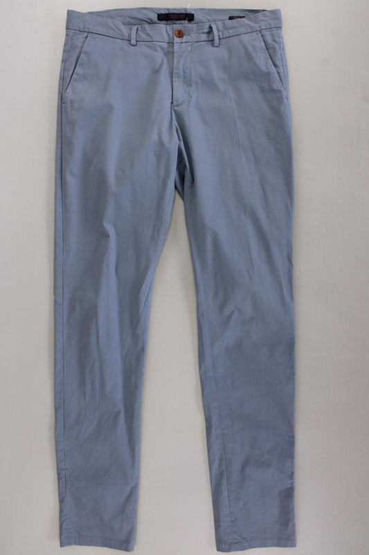 Scotch & Soda Chinohose für Herren Gr. W33/L34 Modell Mott blau aus Baumwolle