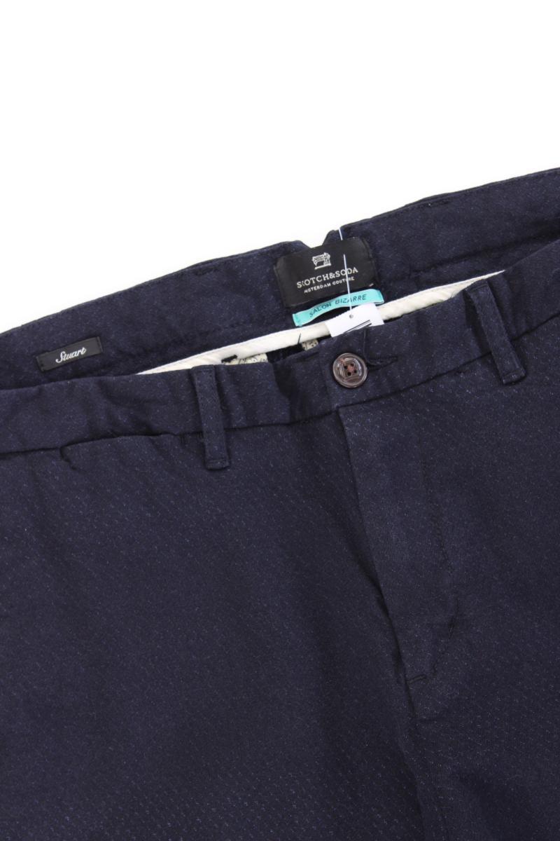 Scotch & Soda Chinohose für Herren Gr. W33/L34 blau aus Baumwolle
