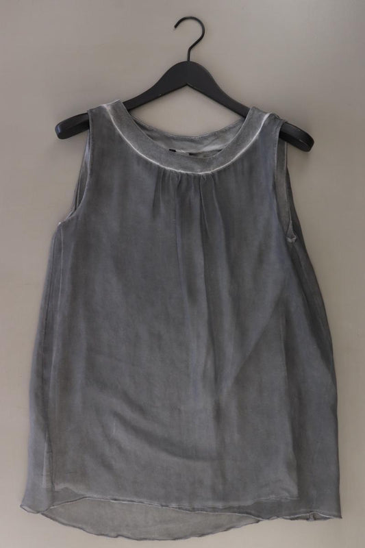 Qiero! Ärmellose Bluse Gr. 38 grau aus Polyester