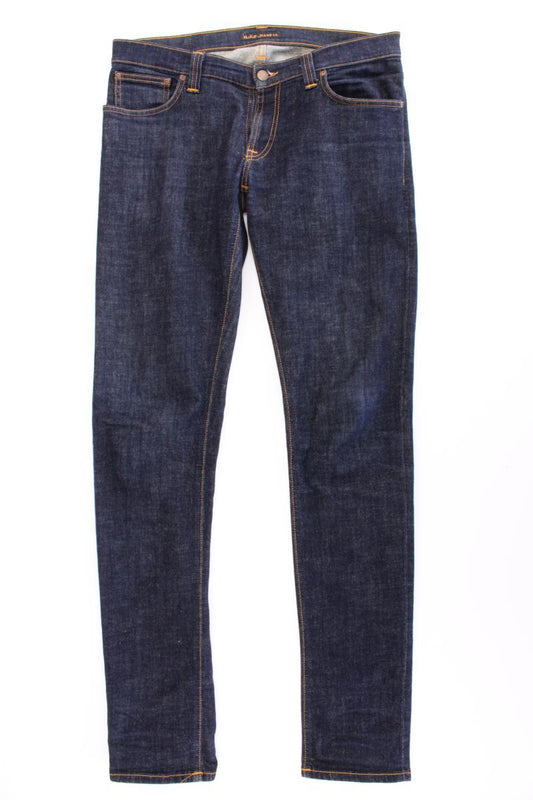 Nudie Jeans Straight Jeans für Herren Gr. W33/L36 blau aus Baumwolle