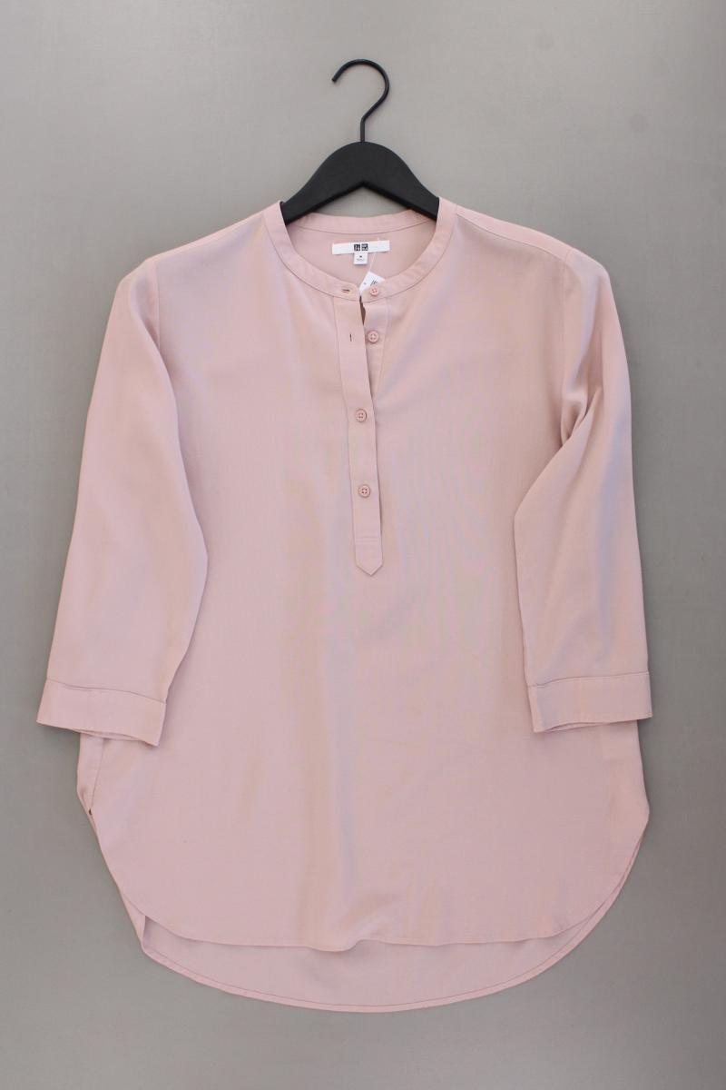 Uniqlo Classic Bluse Gr. M 3/4 Ärmel rosa aus Modal