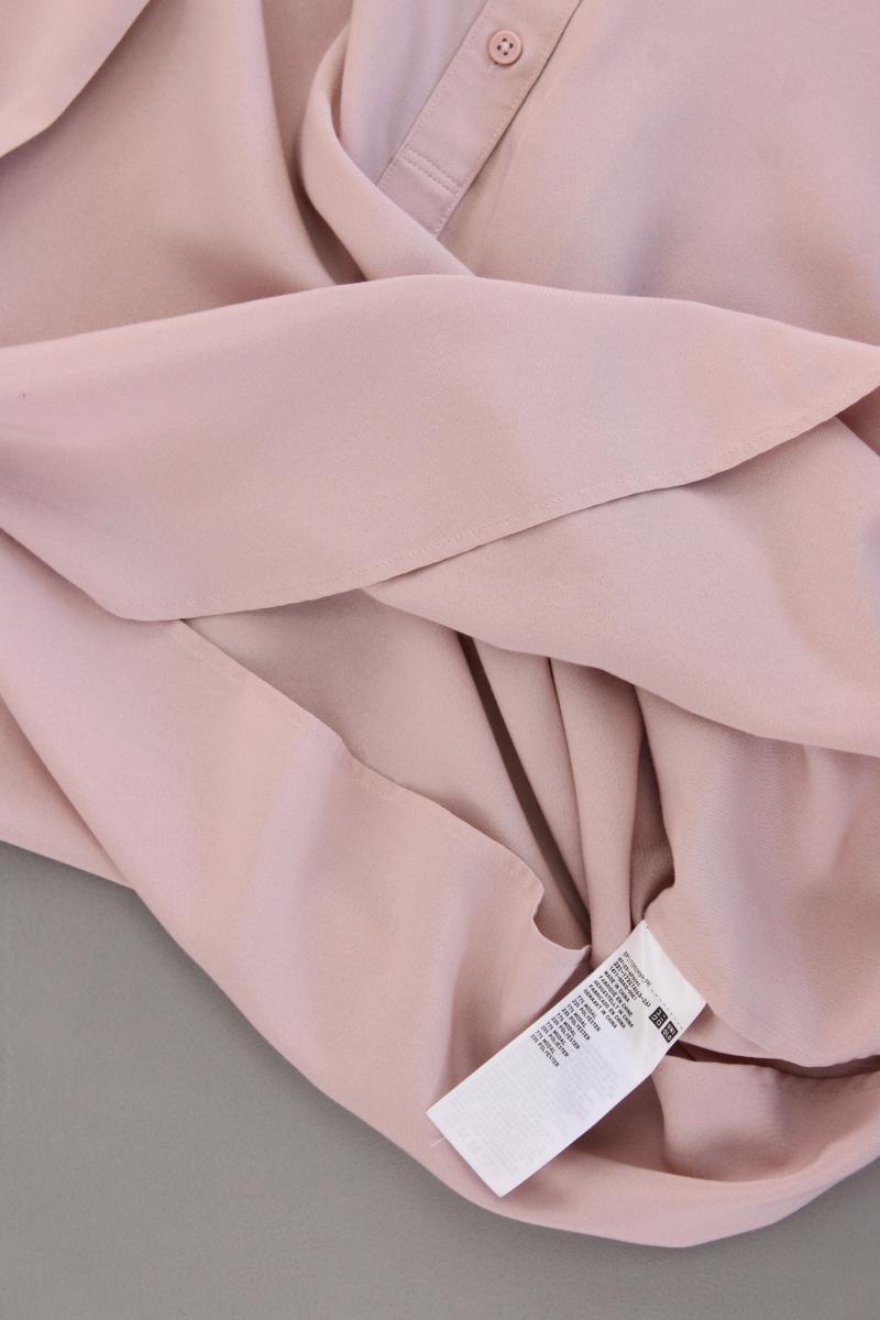 Uniqlo Classic Bluse Gr. M 3/4 Ärmel rosa aus Modal