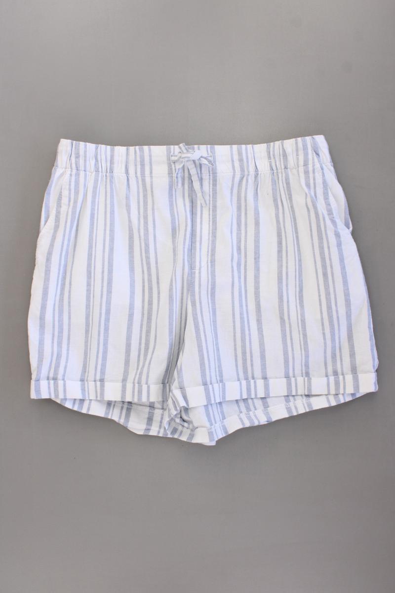 Uniqlo Shorts Gr. XL gestreift blau aus Baumwolle