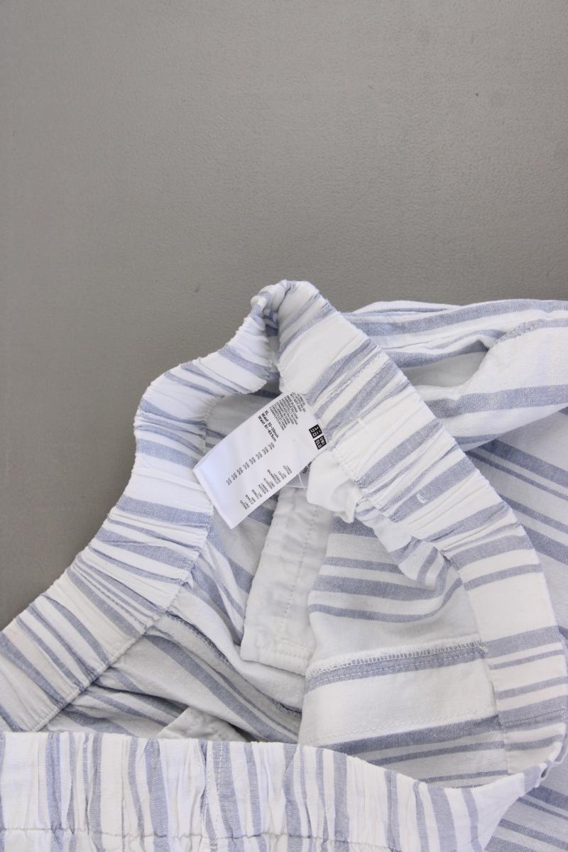 Uniqlo Shorts Gr. XL gestreift blau aus Baumwolle