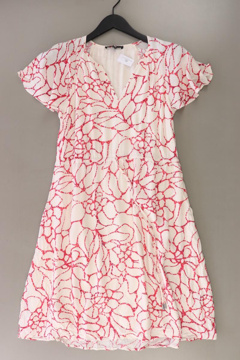 Esprit Kurzarmkleid Gr. 34 mit Blumenmuster mehrfarbig aus Viskose